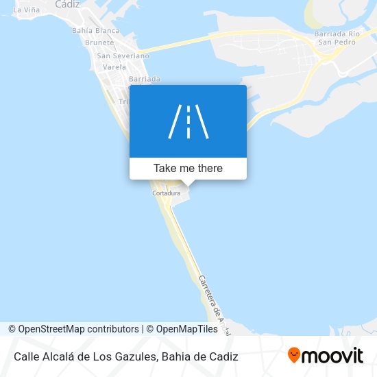 Calle Alcalá de Los Gazules map