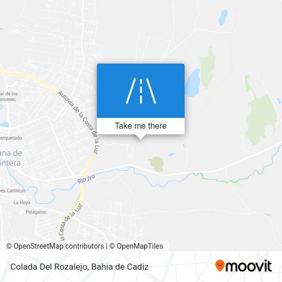 Colada Del Rozalejo map