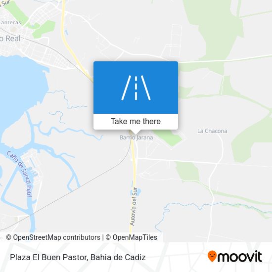 Plaza El Buen Pastor map