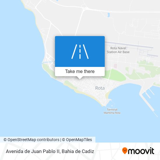 mapa Avenida de Juan Pablo II