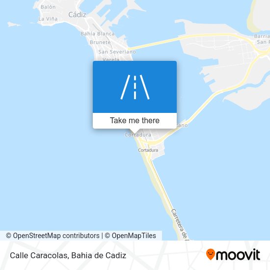 Calle Caracolas map