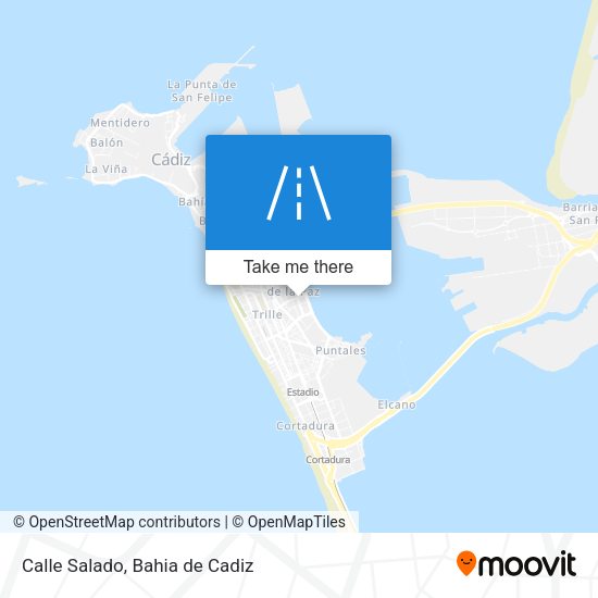 Calle Salado map