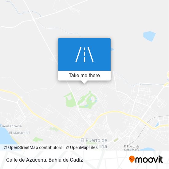 Calle de Azucena map