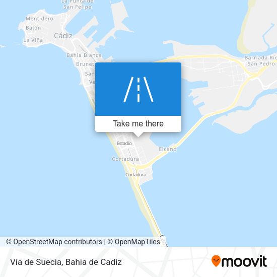 Vía de Suecia map