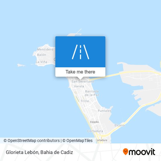 Glorieta Lebón map