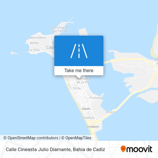 Calle Cineasta Julio Diamante map