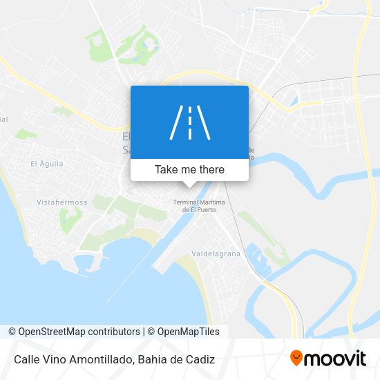 Calle Vino Amontillado map