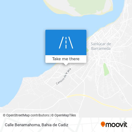 mapa Calle Benamahoma