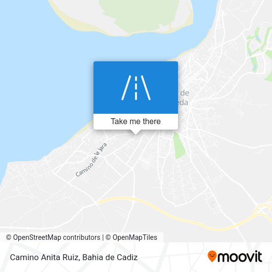 Camino Anita Ruiz map