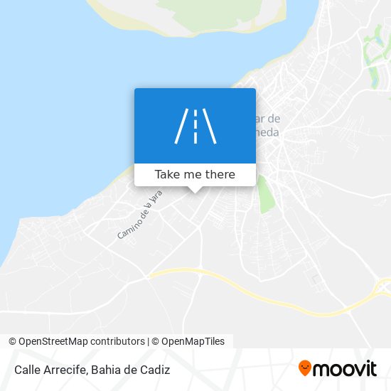 mapa Calle Arrecife