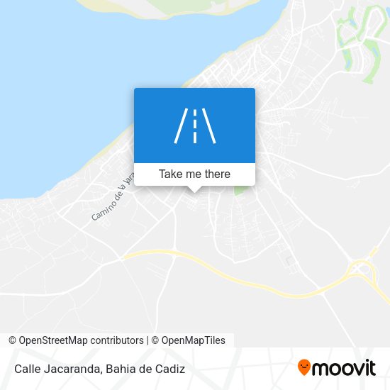 Calle Jacaranda map