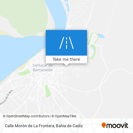 mapa Calle Morón de La Frontera