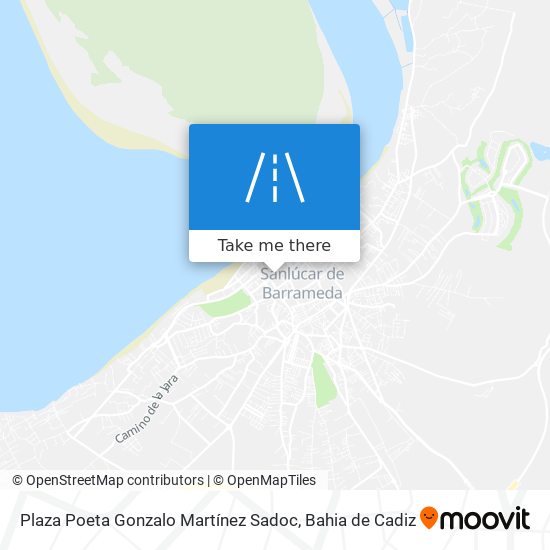 mapa Plaza Poeta Gonzalo Martínez Sadoc