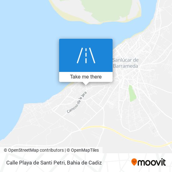 Calle Playa de Santi Petri map