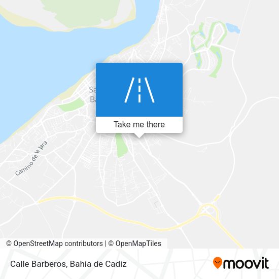 Calle Barberos map
