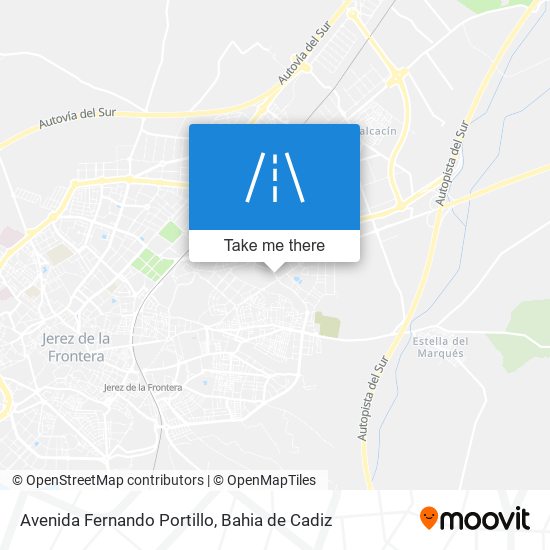 mapa Avenida Fernando Portillo