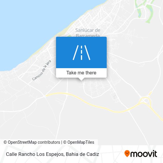 Calle Rancho Los Espejos map