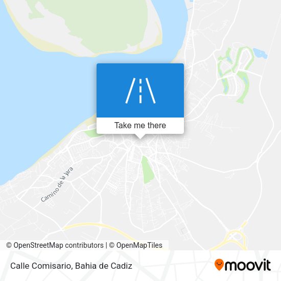 Calle Comisario map