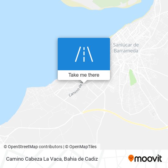 Camino Cabeza La Vaca map