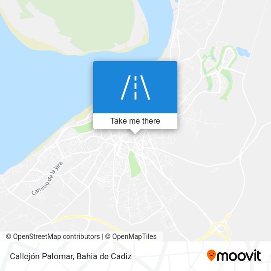 Callejón Palomar map