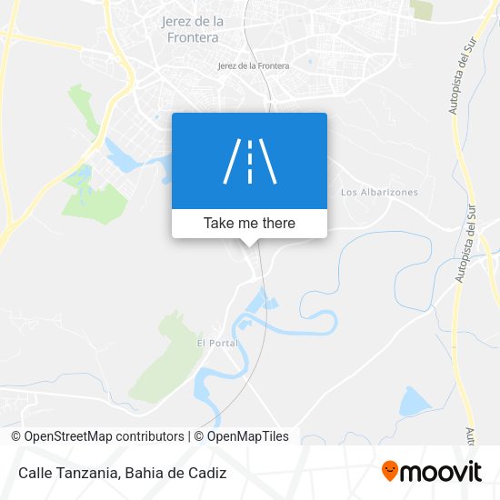 Calle Tanzania map