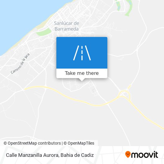 Calle Manzanilla Aurora map