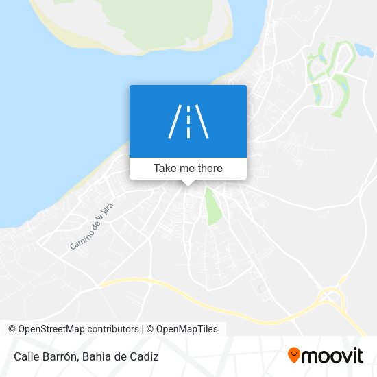 Calle Barrón map