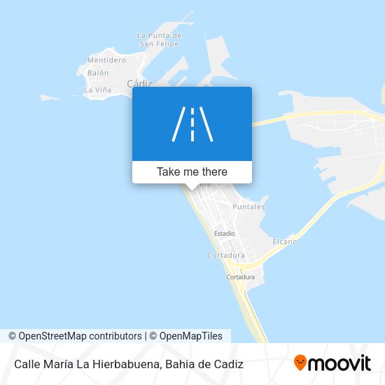 Calle María La Hierbabuena map