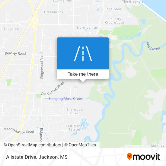 Allstate Drive map