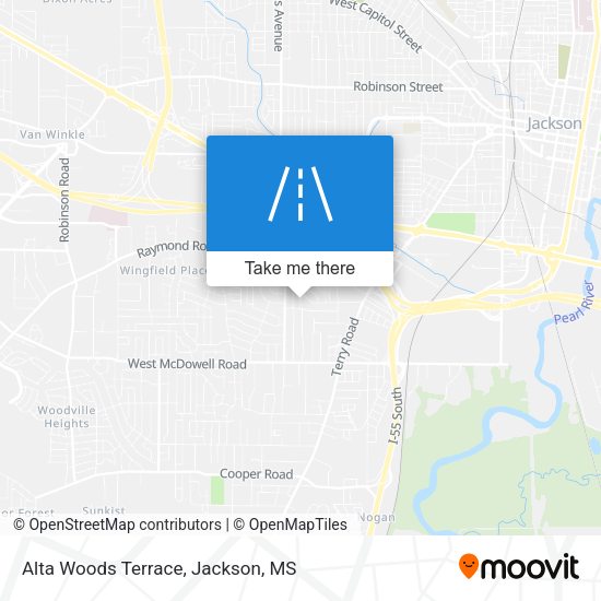 Alta Woods Terrace map