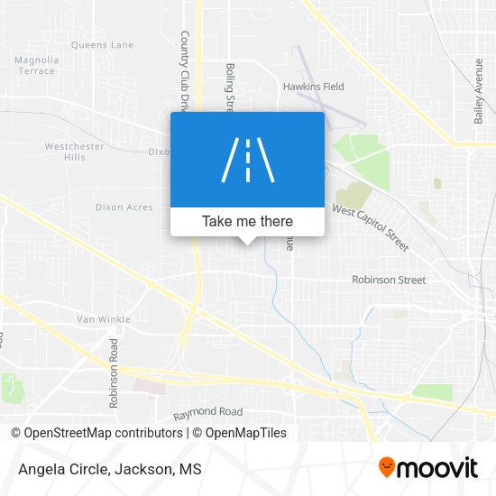 Mapa de Angela Circle