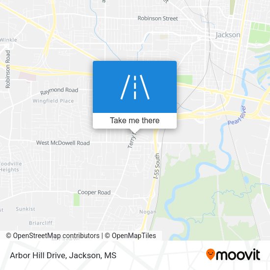 Mapa de Arbor Hill Drive