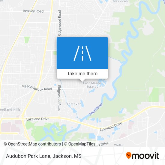 Mapa de Audubon Park Lane