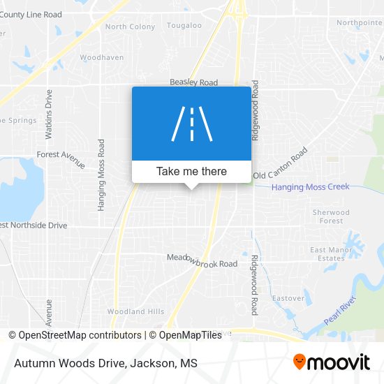 Autumn Woods Drive map
