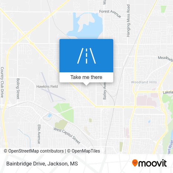Mapa de Bainbridge Drive
