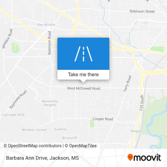 Mapa de Barbara Ann Drive
