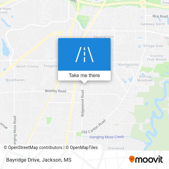 Mapa de Bayridge Drive