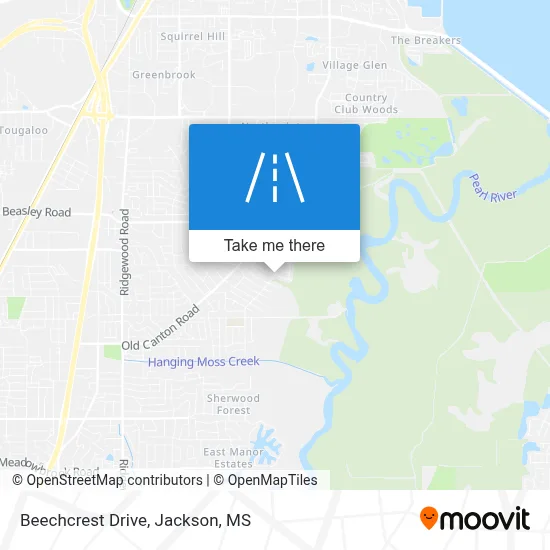 Beechcrest Drive map