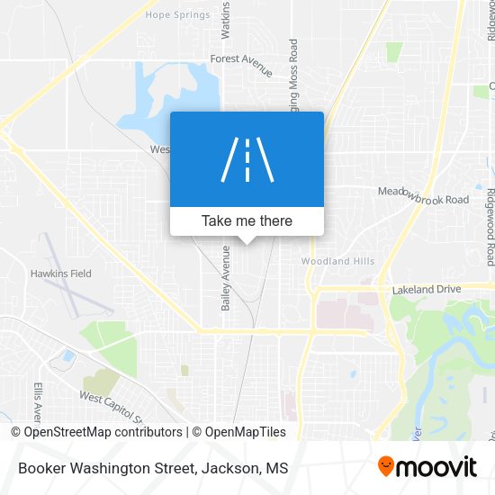 Booker Washington Street map