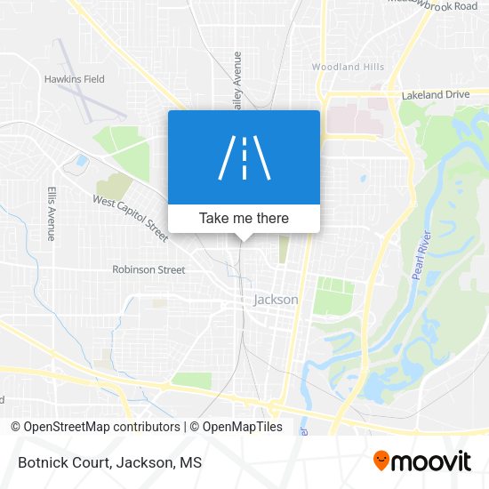 Mapa de Botnick Court