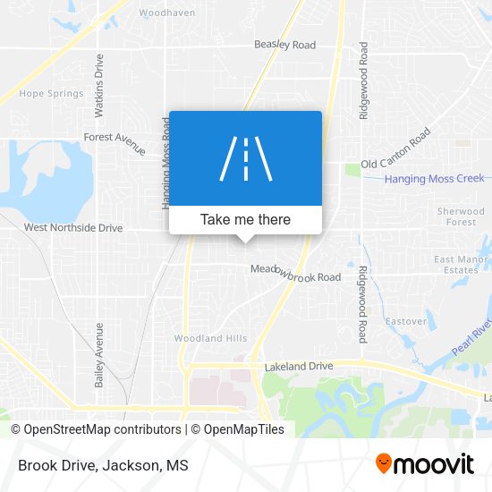 Mapa de Brook Drive
