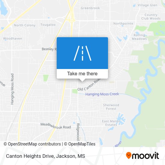 Canton Heights Drive map