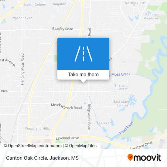 Mapa de Canton Oak Circle