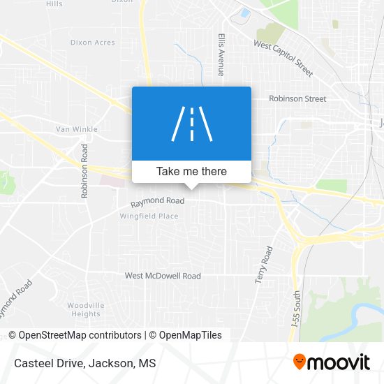 Casteel Drive map