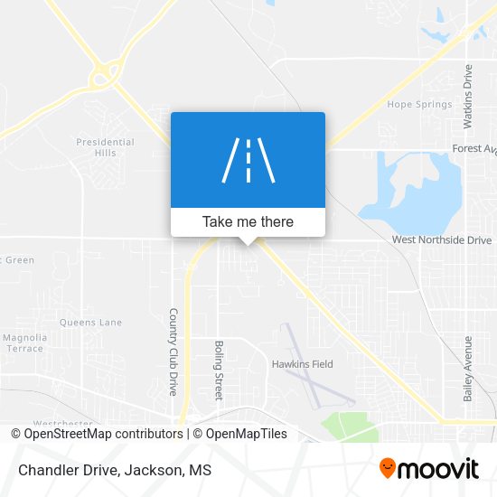 Mapa de Chandler Drive