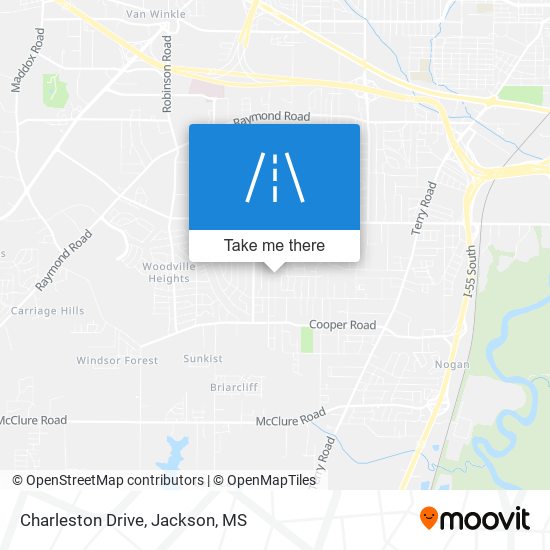 Charleston Drive map