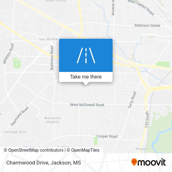 Charmwood Drive map