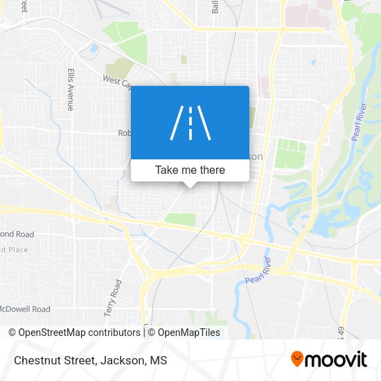 Mapa de Chestnut Street