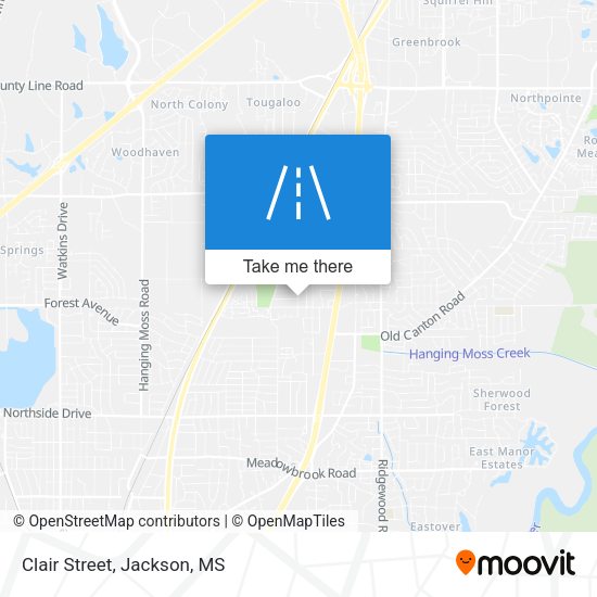 Mapa de Clair Street