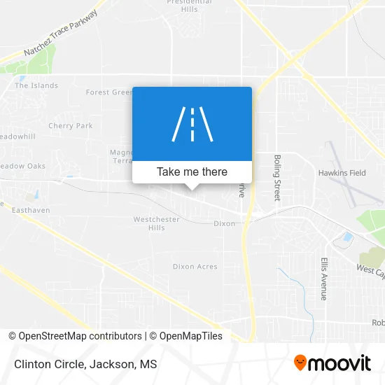 Mapa de Clinton Circle